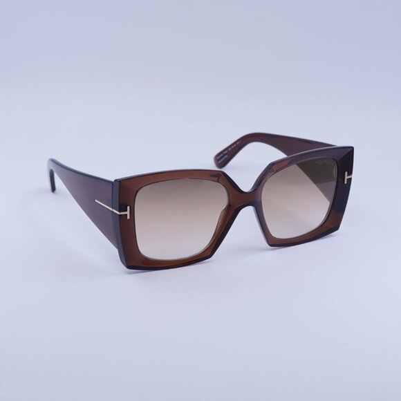 Tom Ford Jacquetta FT0921 48G Sunglasses Brown Square Frame, Brown Lenses - Picture 6 of 10